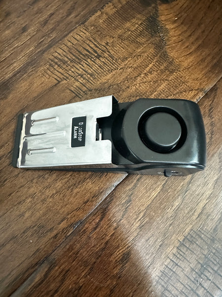 Security Door Stop Alarm. Pack of Two (2)